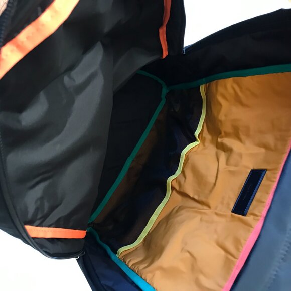 NEW Paul Smith Nylon Backpack Rucksack Mens Black Zip Around Travel Computer Bag - Picture 11 of 13